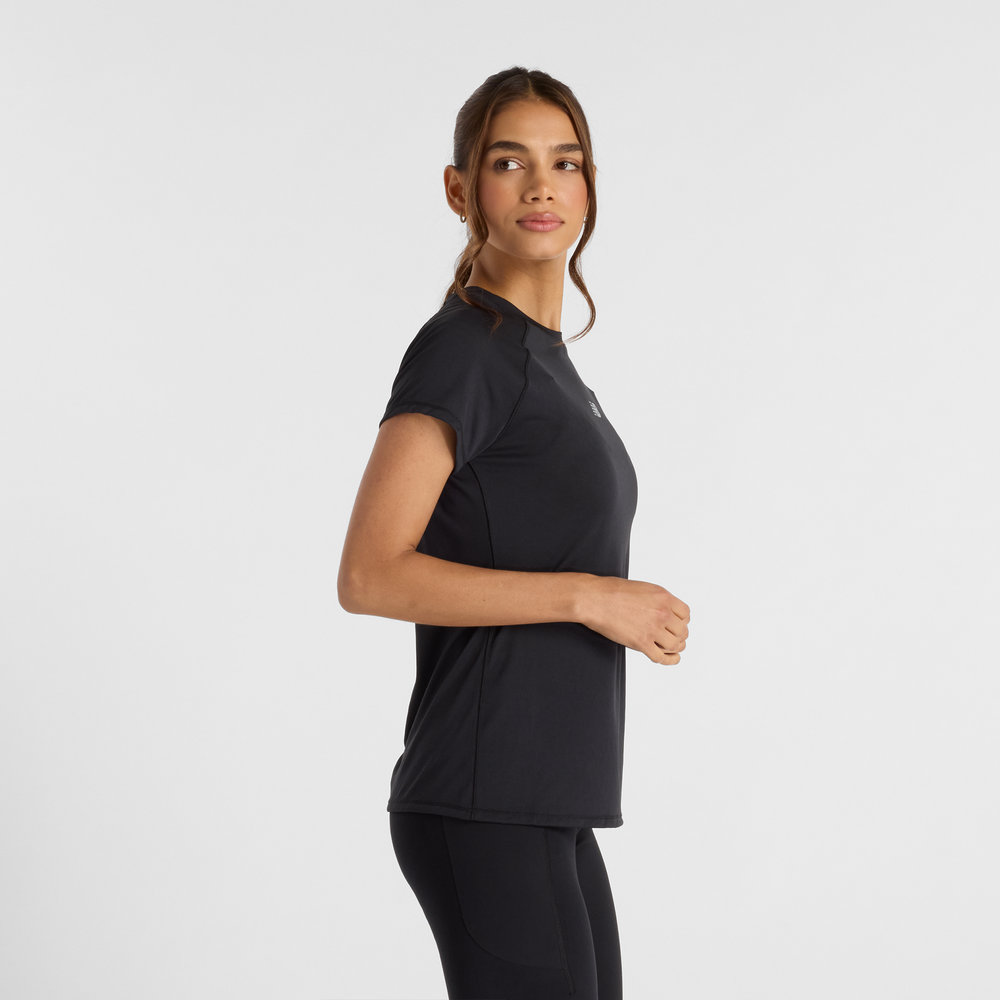 Koszulka damska New Balance WT51223BK – czarna