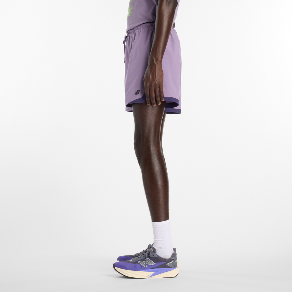 Spodenki męskie New Balance MB6180TAAA5 – fioletowe