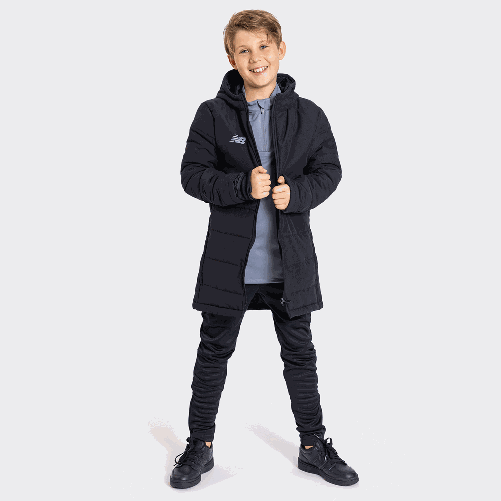 Kurtka dziecięca New Balance EJJ9038BK  – czarna