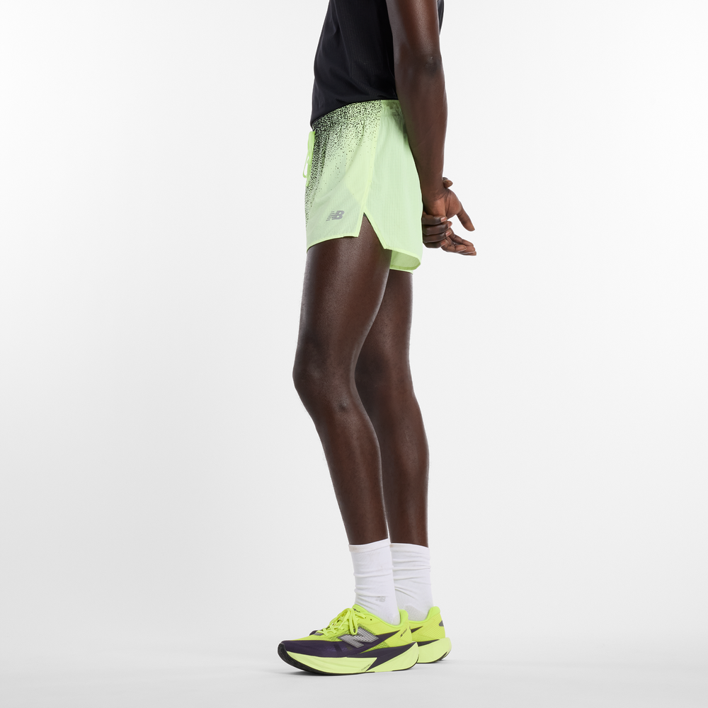 Spodenki męskie New Balance MB6140TLAFG – zielone