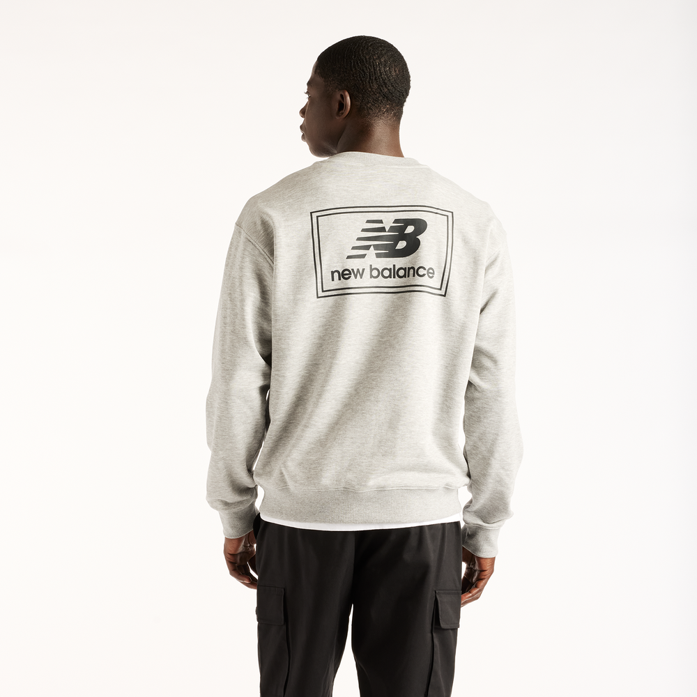 Bluza męska New Balance Woven Label – szara