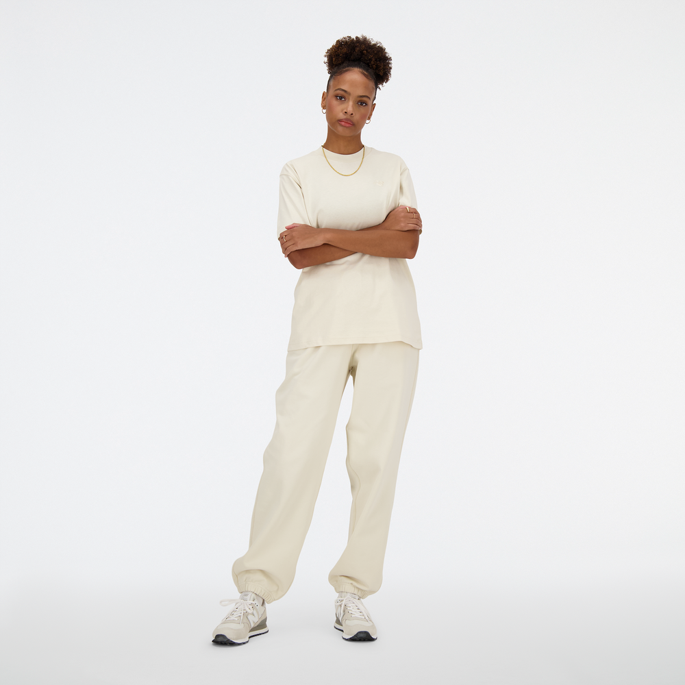 Koszulka damska New Balance WT41501LIN – beżowa