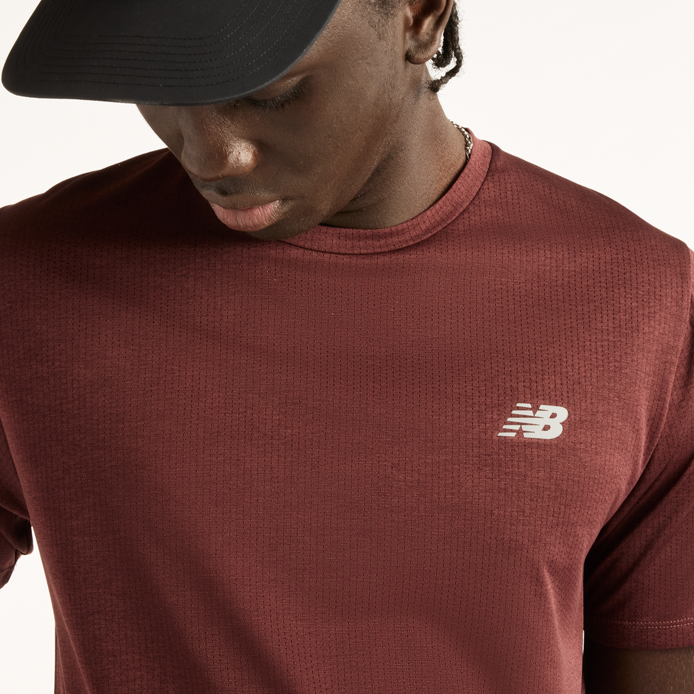 Koszulka męska New Balance RC Essential – bordowa