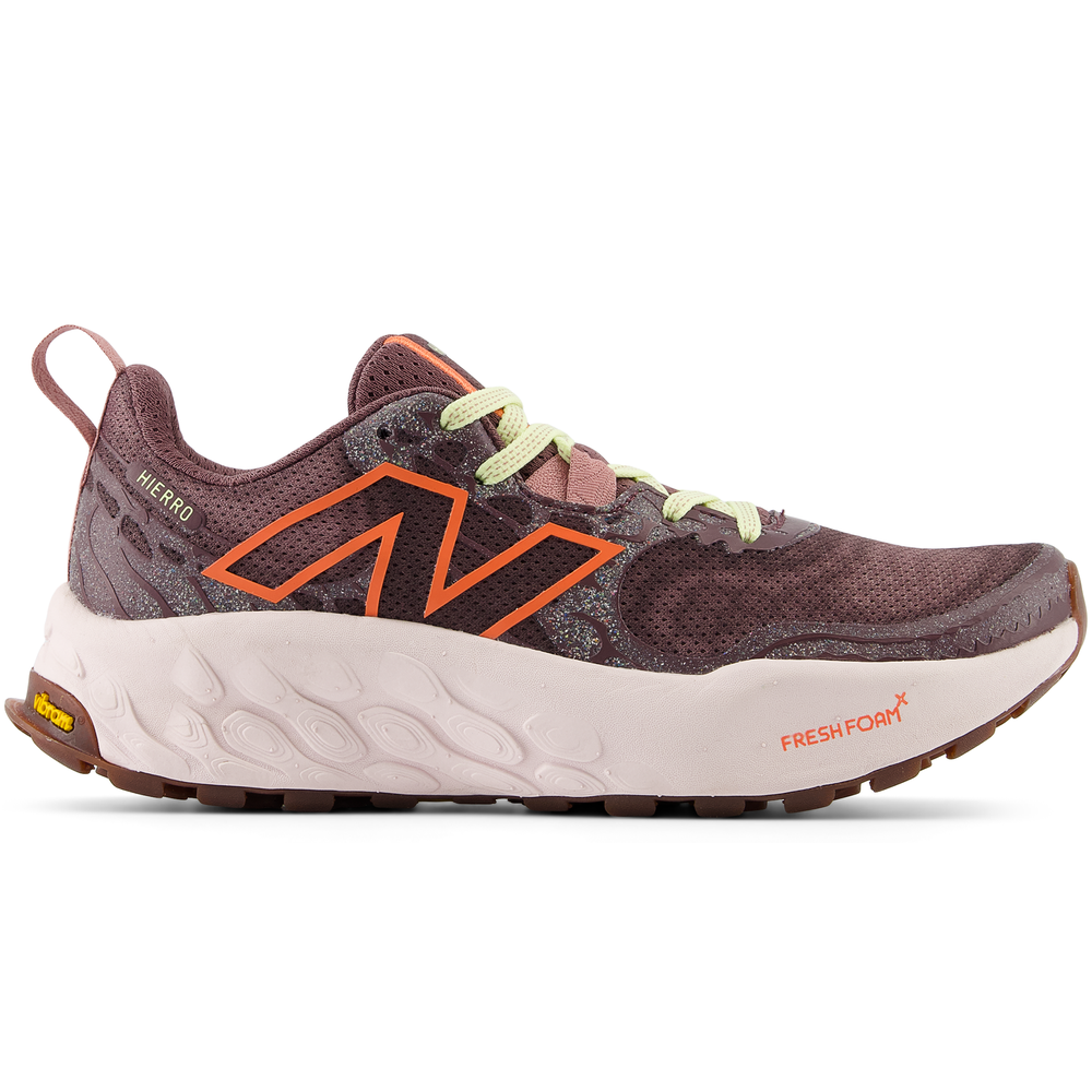 Buty damskie New Balance Fresh Foam X Hierro v8 WTHIERP8 – bordowe