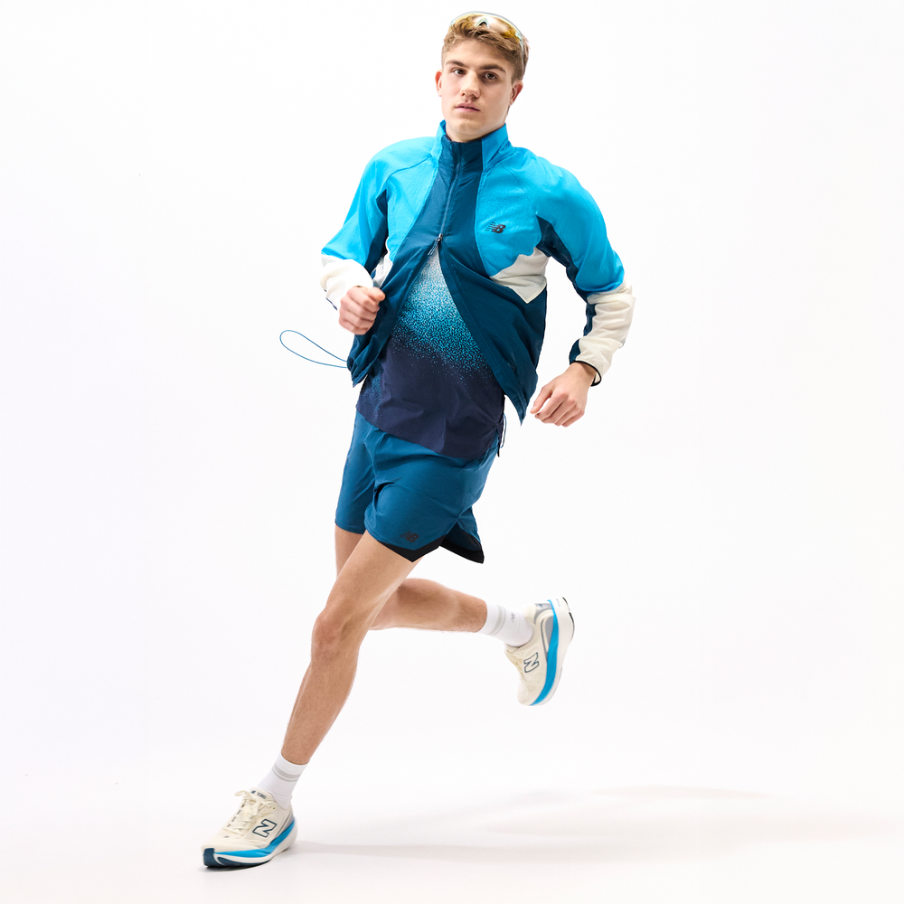 Kurtka męska New Balance RC – niebieska