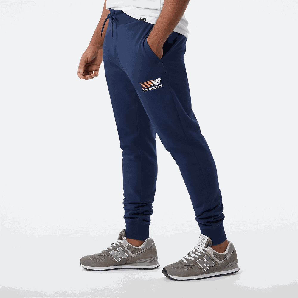 Spodnie męskie New Balance MP23901NGO – granatowe