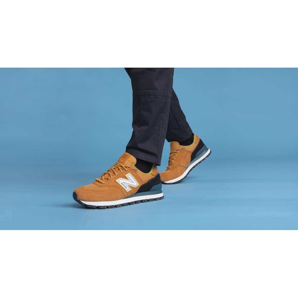 Buty New Balance M574DGEX Gore–Tex – pomarańczowe