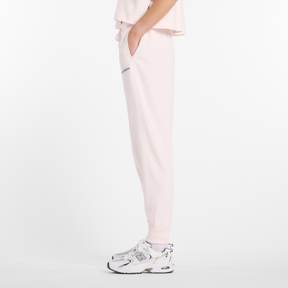 Spodnie damskie New Balance WB61D3EAAAA – różowe