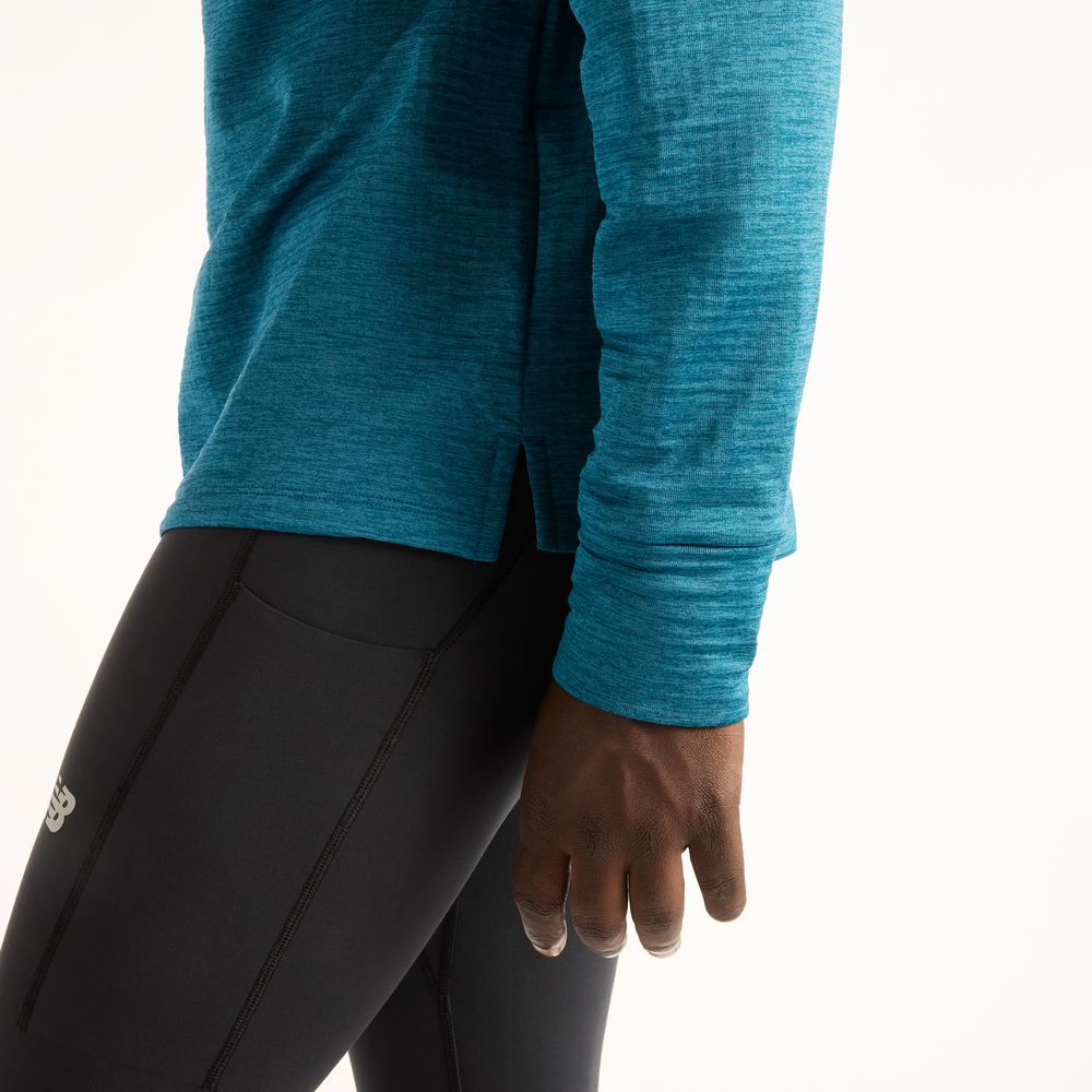 Bluza męska New Balance RC Essential Heat Grid – niebieska