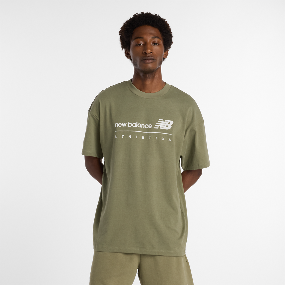 Koszulka męska New Balance MT53525DEK – zielona