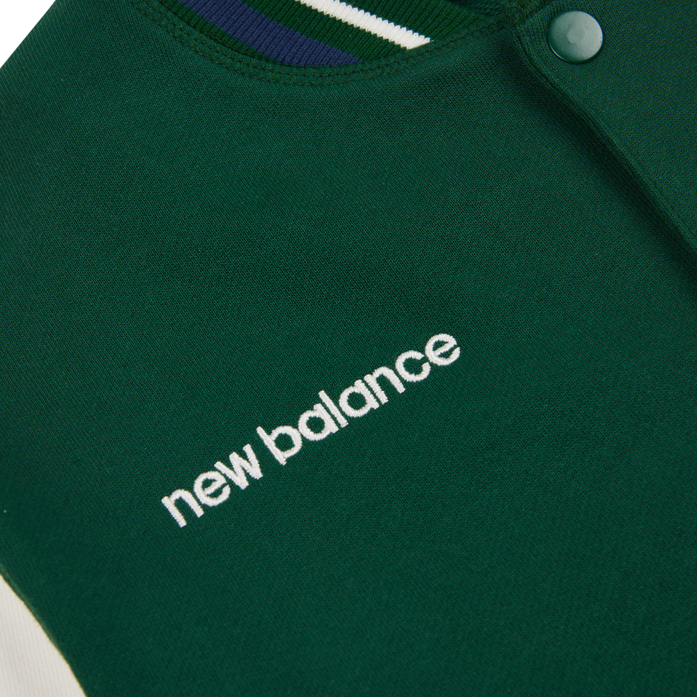 Bluza dziecięca New Balance LAKB0069NWG – zielona