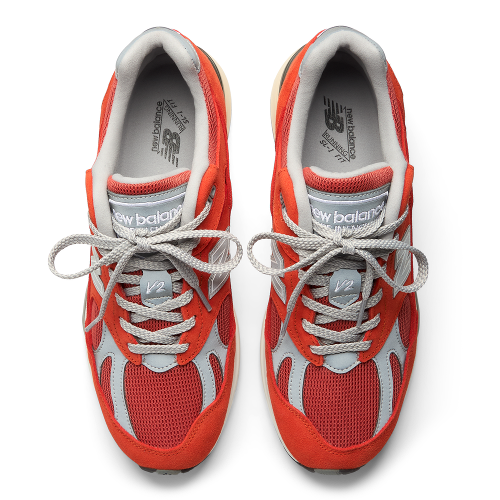 Buty unisex New Balance U991VO2 – czerwone