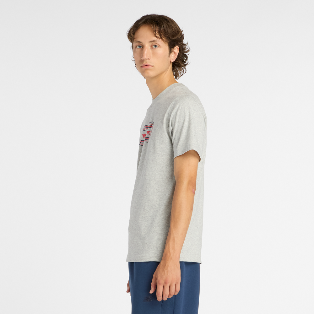 Koszulka męska New Balance MT61C48BAG – szara