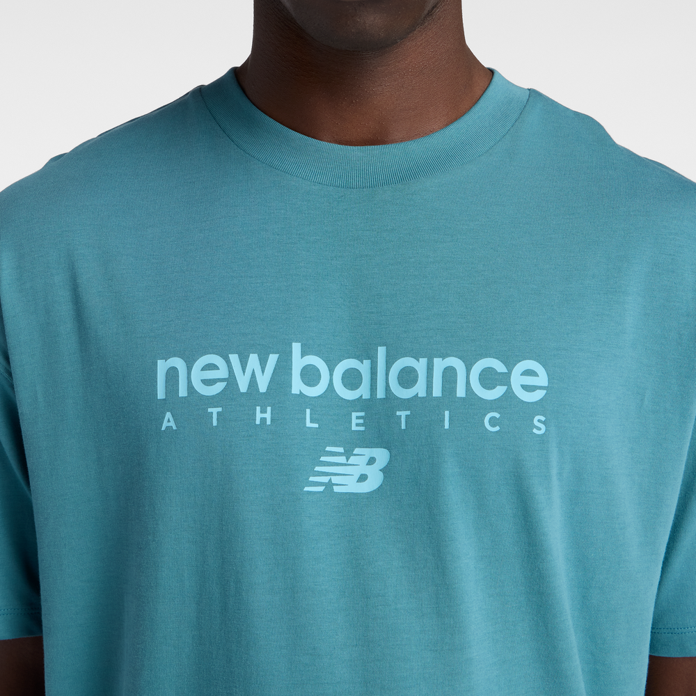 Koszulka męska New Balance MT61D0U5AAZ – niebieska