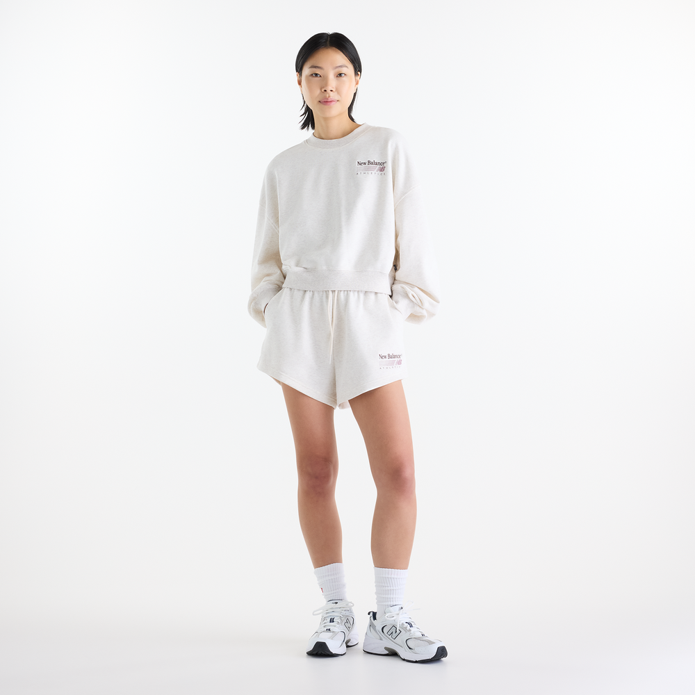 Bluza damska New Balance Trackside – biała