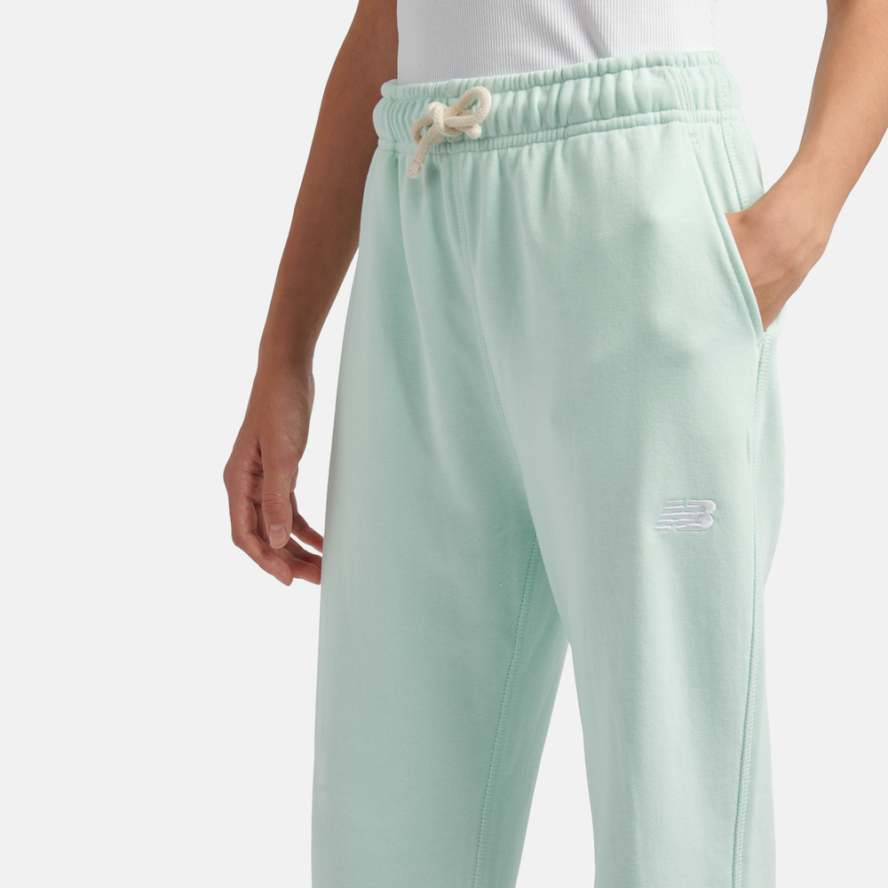 Spodnie dziecięce New Balance LAKG0058COJ – miętowe