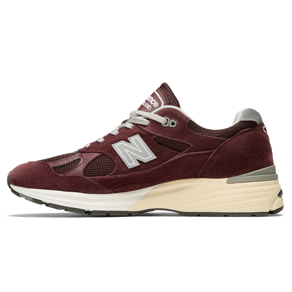 Buty unisex New Balance U991AU2 – bordowe