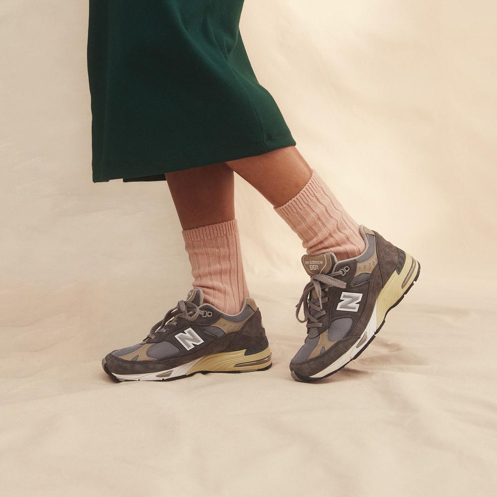 Buty New Balance W991UKF – szare