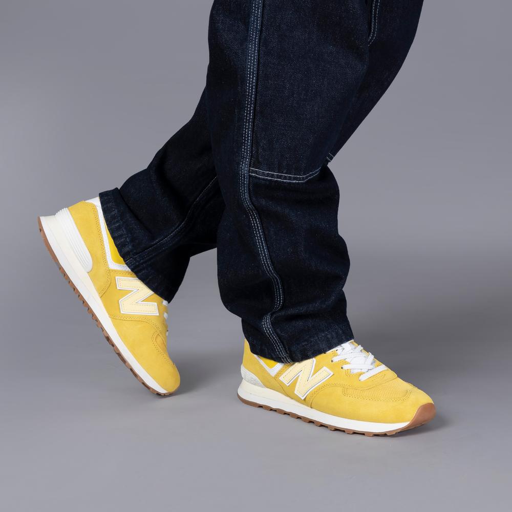 Buty unisex New Balance U574YK2 – żółte