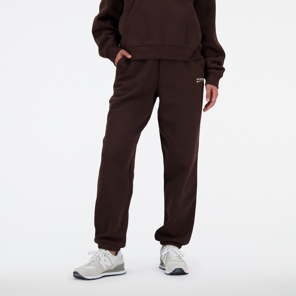 Spodnie damskie New Balance WP33513KCF – brązowe