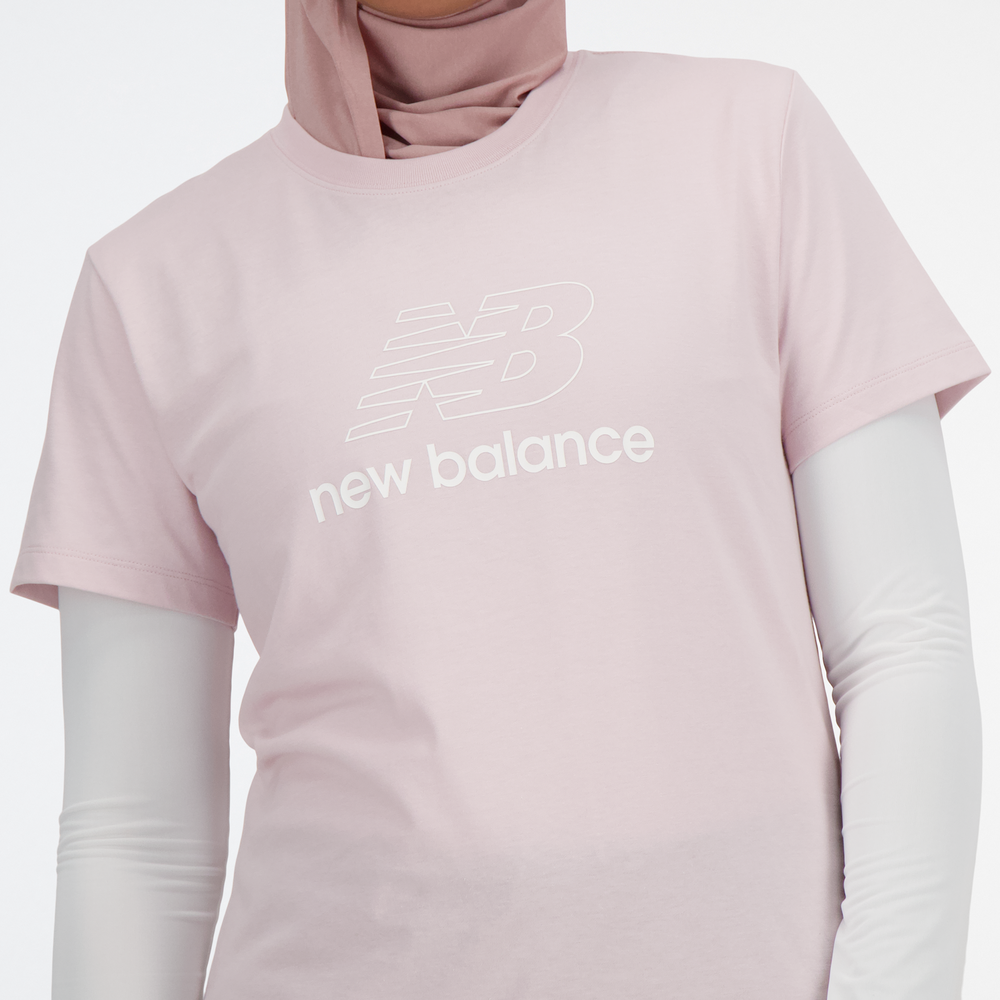 Koszulka damska New Balance WT41816SOI – różowa