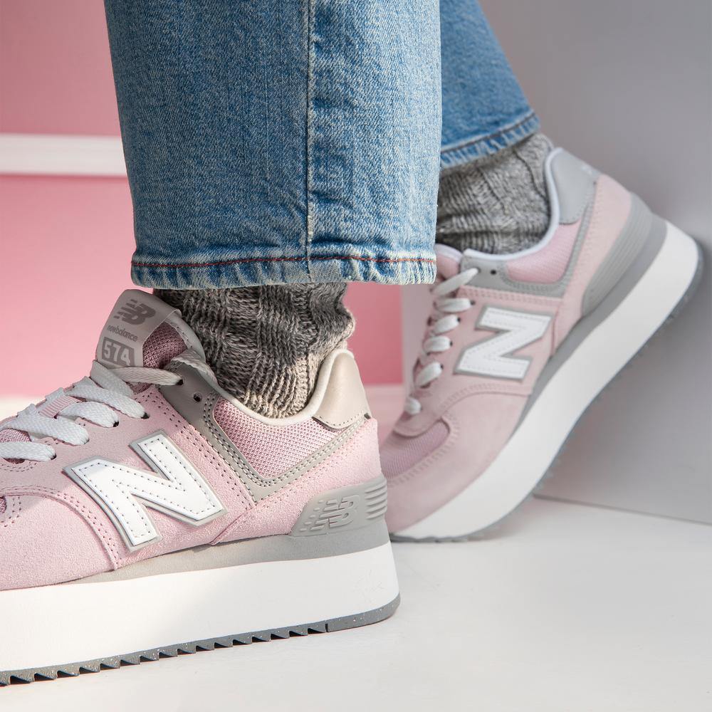 Buty damska New Balance WL574ZSE – różowe