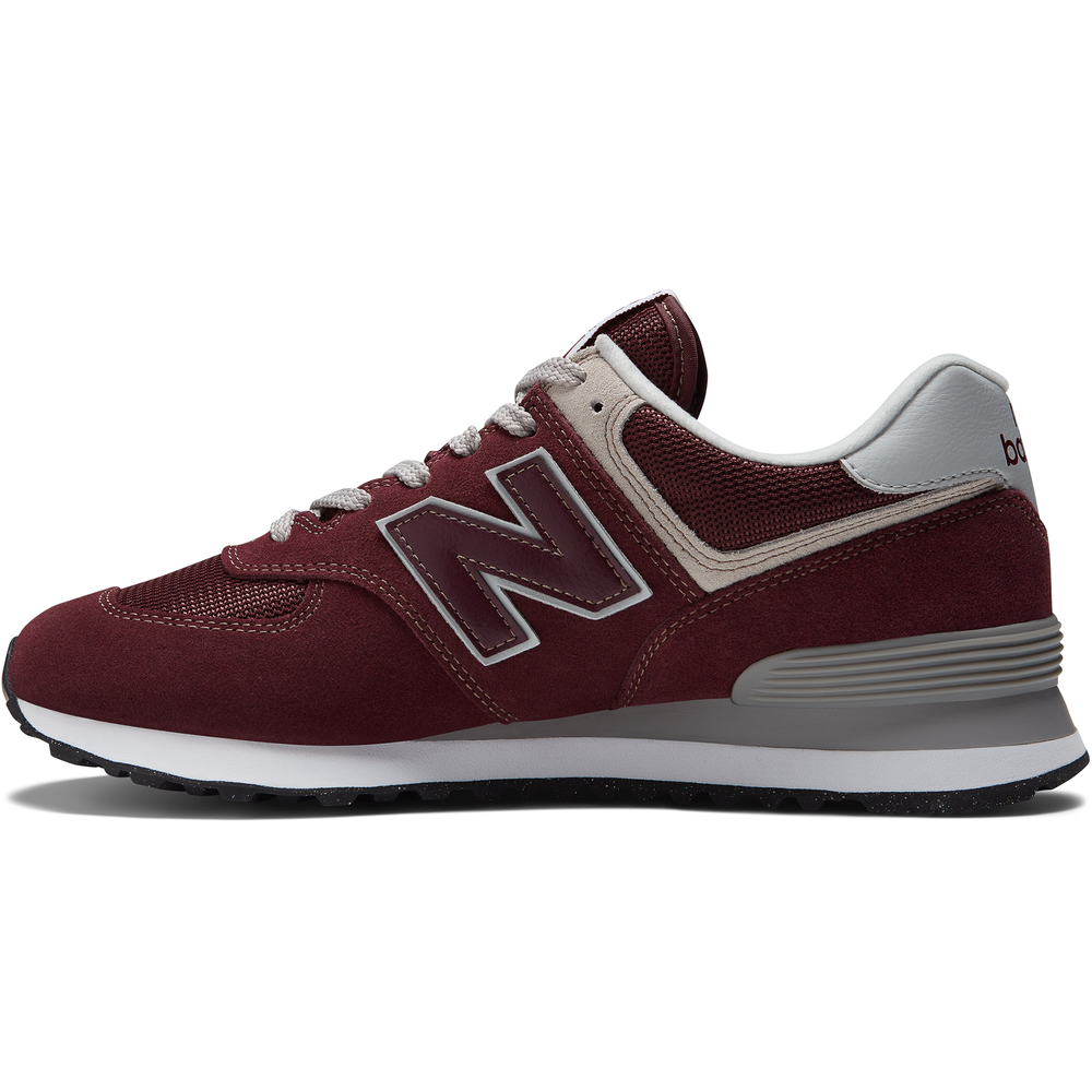 Buty męskie New Balance ML574EVM - bordowe