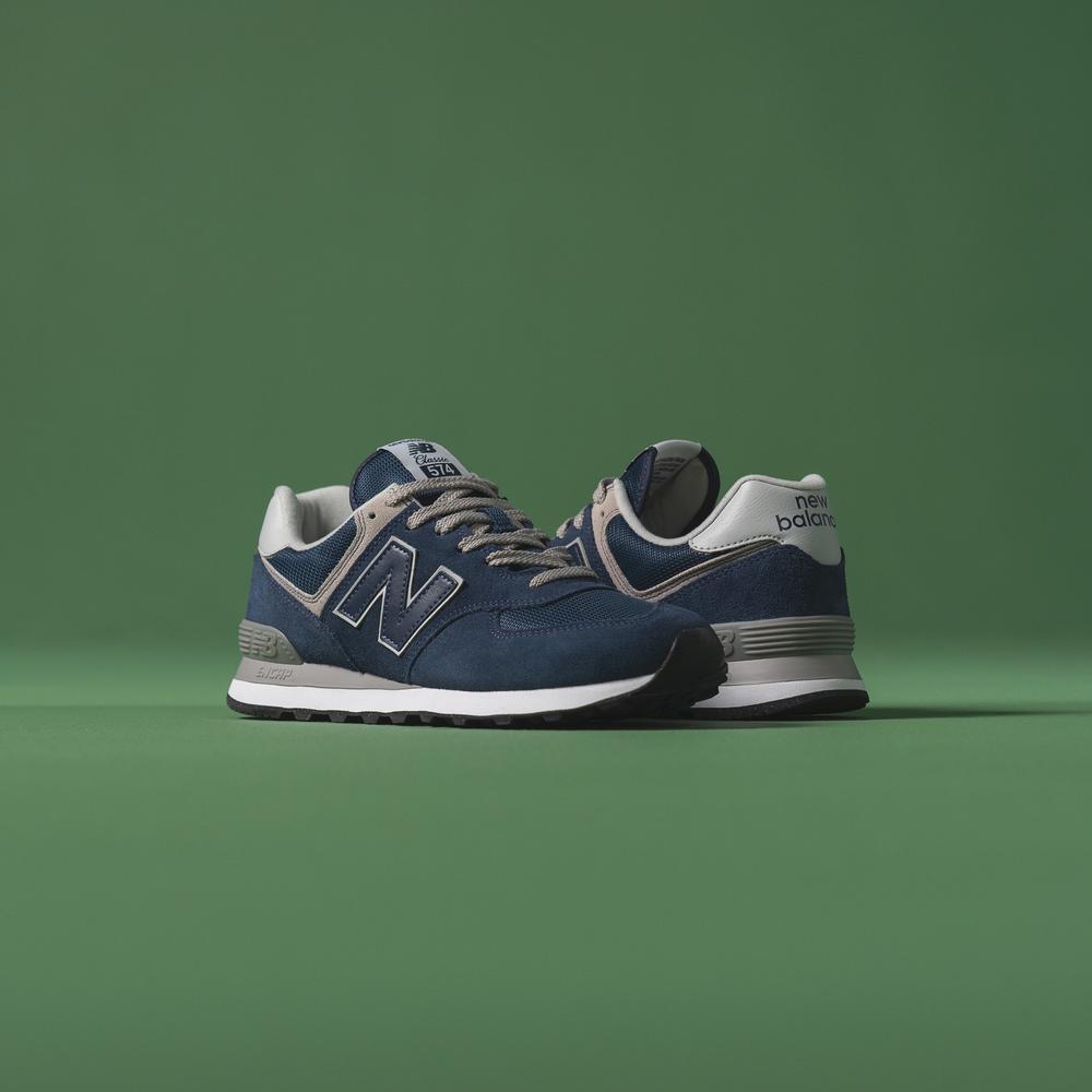Buty męskie New Balance ML574EVN - granatowe