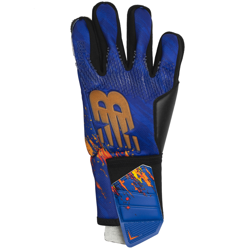 Rękawice bramkarskie New Balance GK13034MIBI – niebieskie