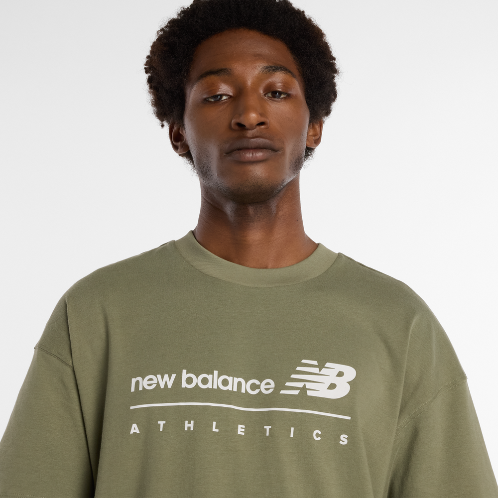 Koszulka męska New Balance MT53525DEK – zielona