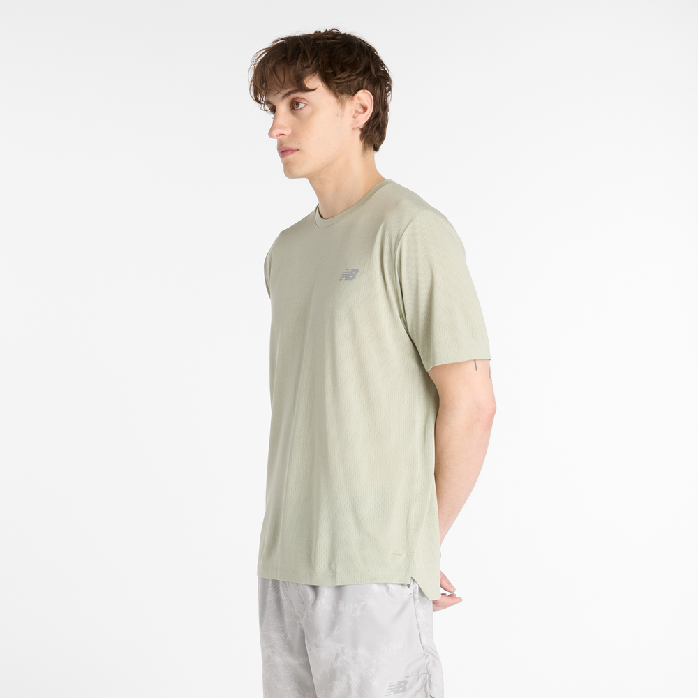 Koszulka męska New Balance MT41253GSH – zielona