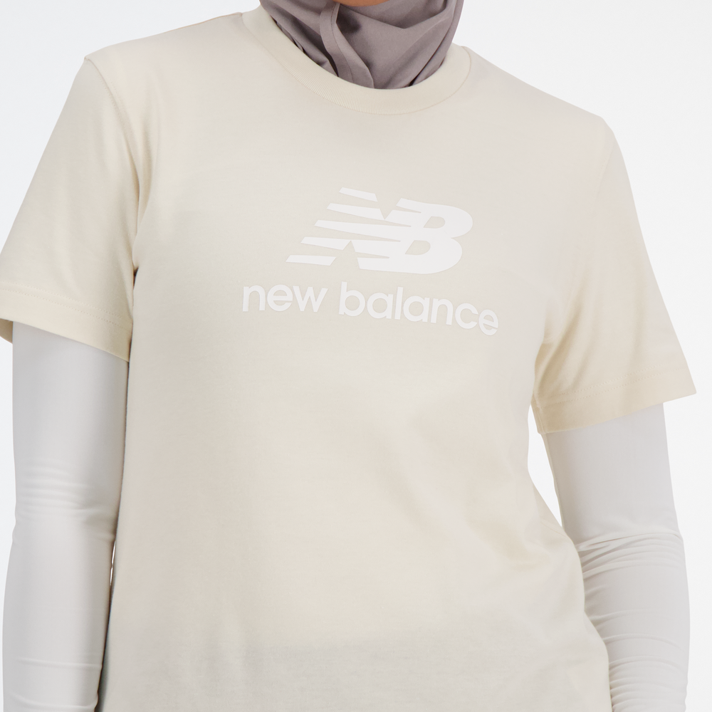 Koszulka damska New Balance WT41502LIN – beżowa