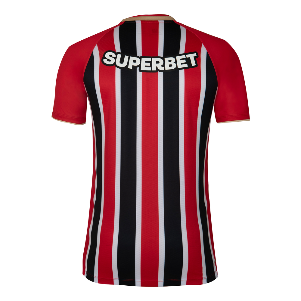 Koszulka męska New Balance Sao Paulo FC MT831835AWY – czerwona