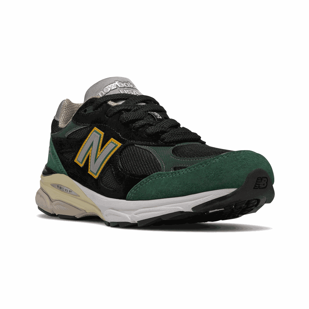 Buty New Balance M990CP3 – czarno–zielone