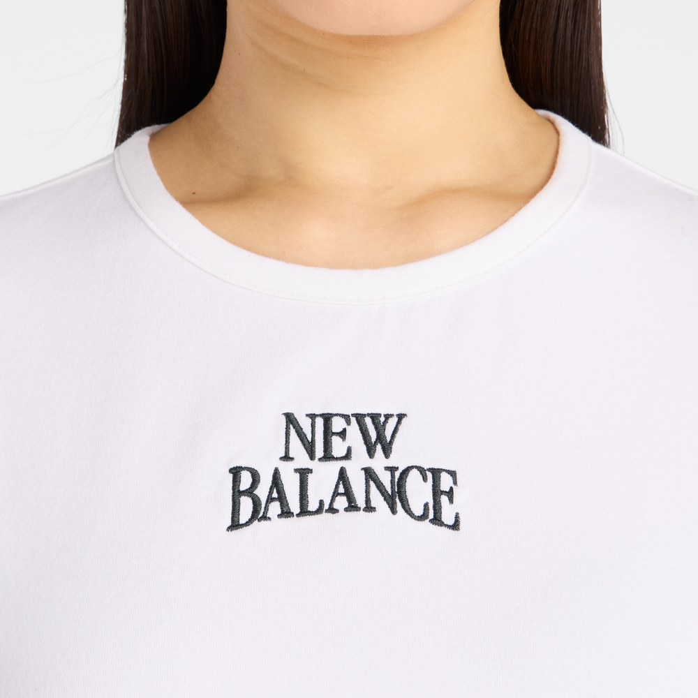 Koszulka damska New Balance WT61Y33QWT – biała