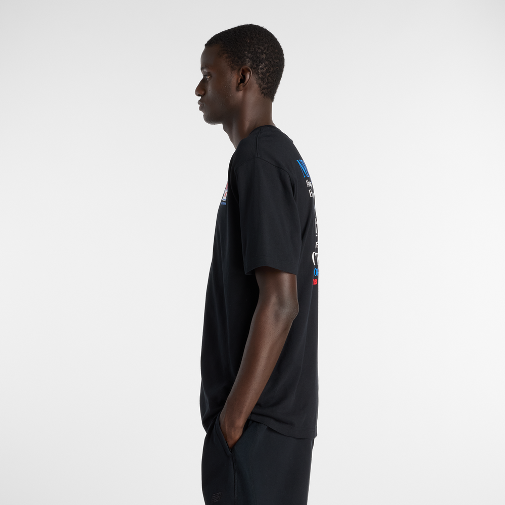 Koszulka męska New Balance MT61Y1F6BK – czarna