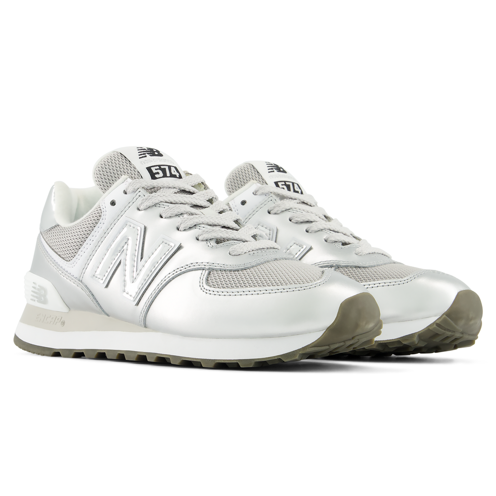 Buty damskie New Balance W574428 – srebrne