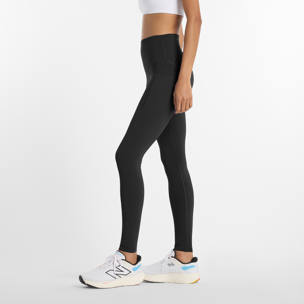 Legginsy damskie New Balance WP51275BK – czarne