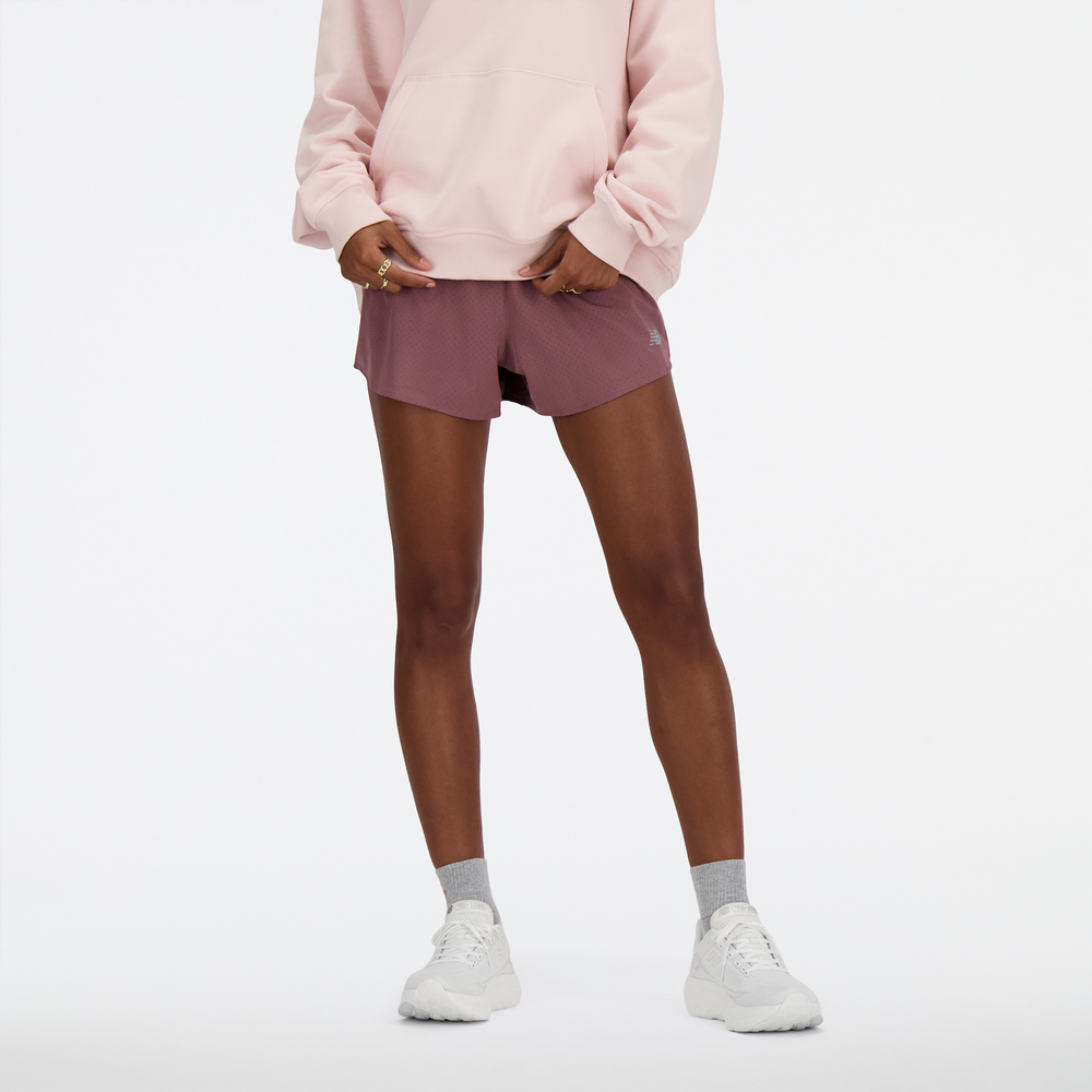 Spodenki damskie New Balance WS41286LIE – różowe