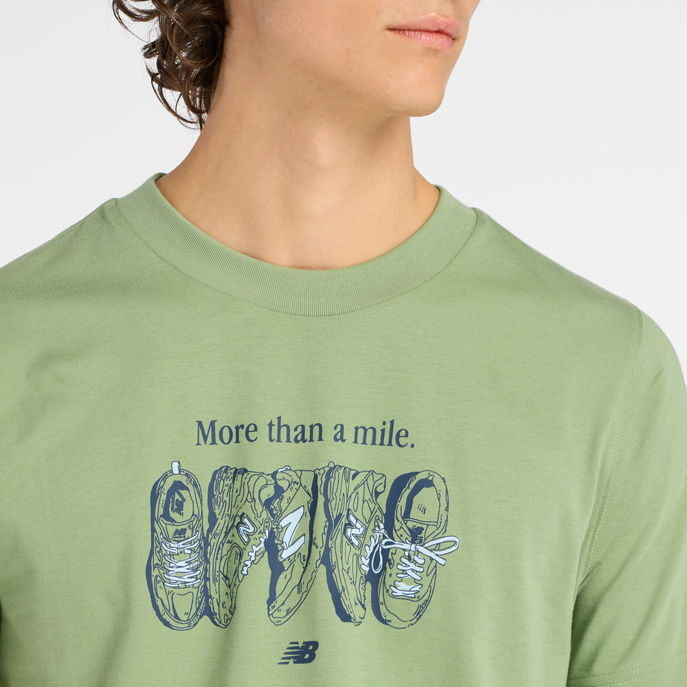 Koszulka męska New Balance MT61778SAAR – zielona