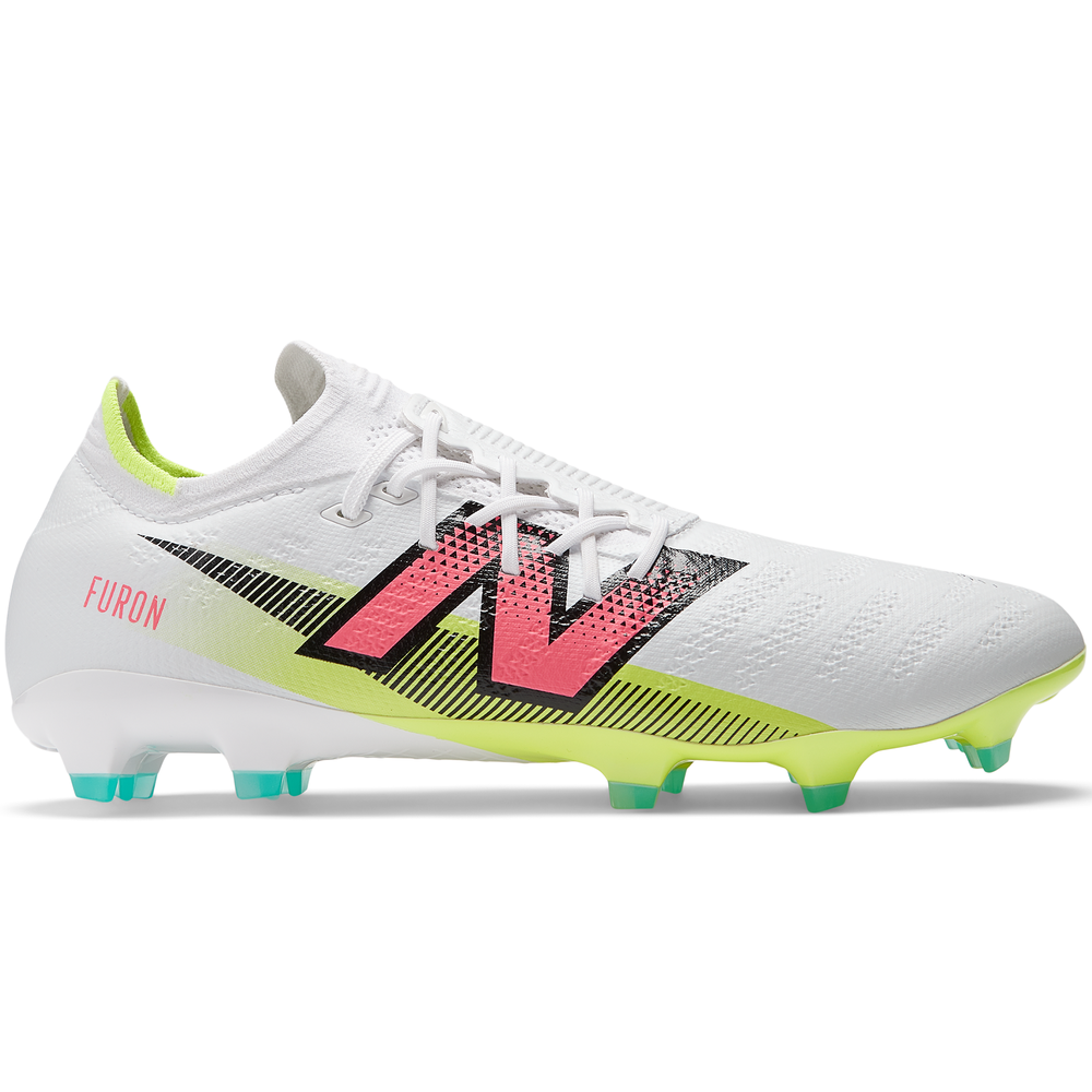 Korki męskie New Balance FURON PRO FG V7+ SF1FH75 – białe