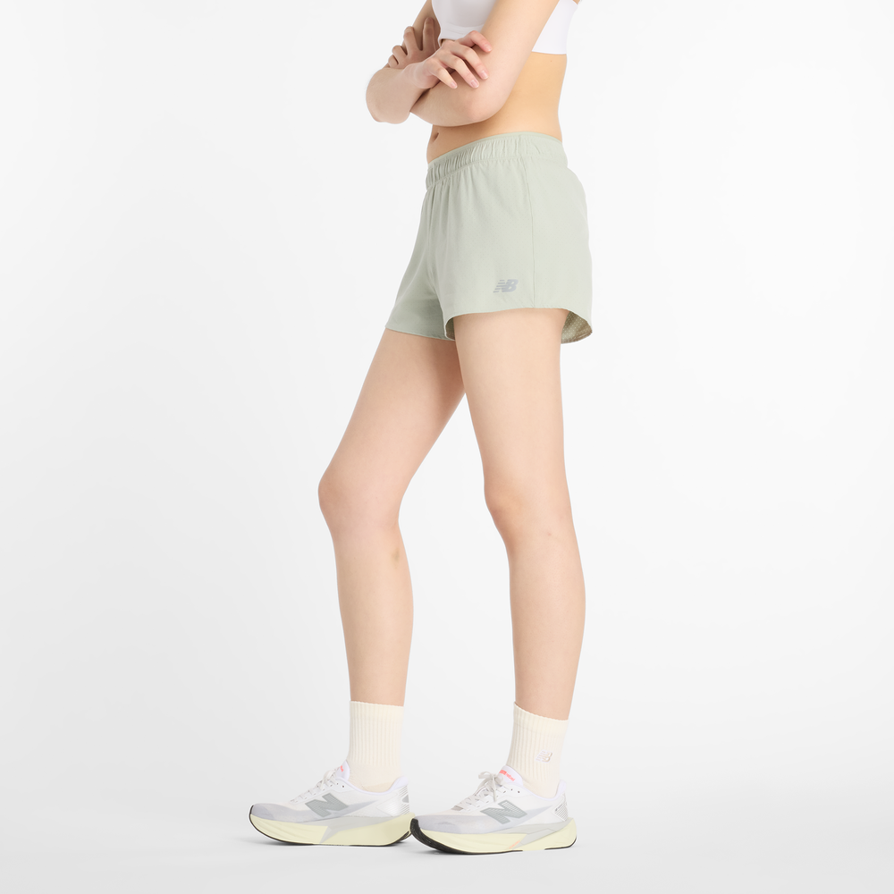 Spodenki damskie New Balance WS41286GAS – zielone