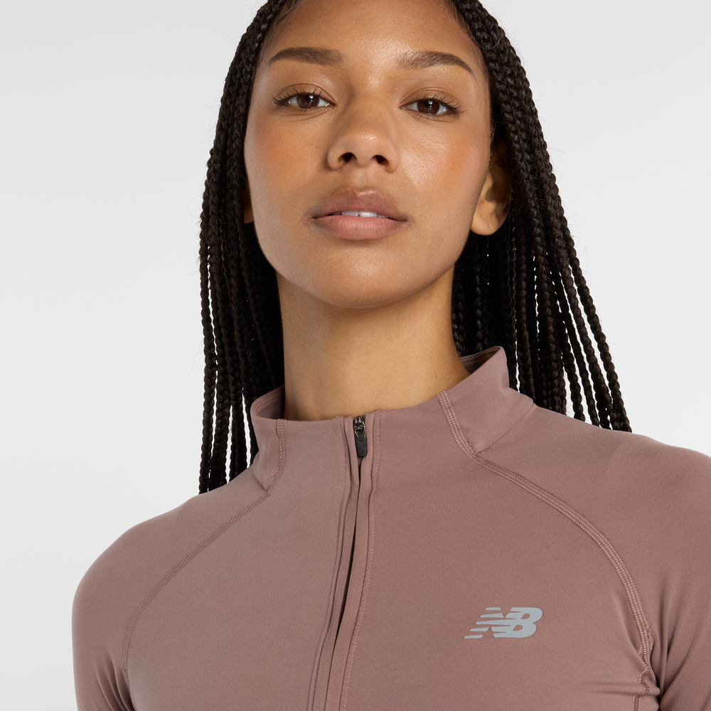 Bluza damska New Balance WJ53101EAS – beżowa