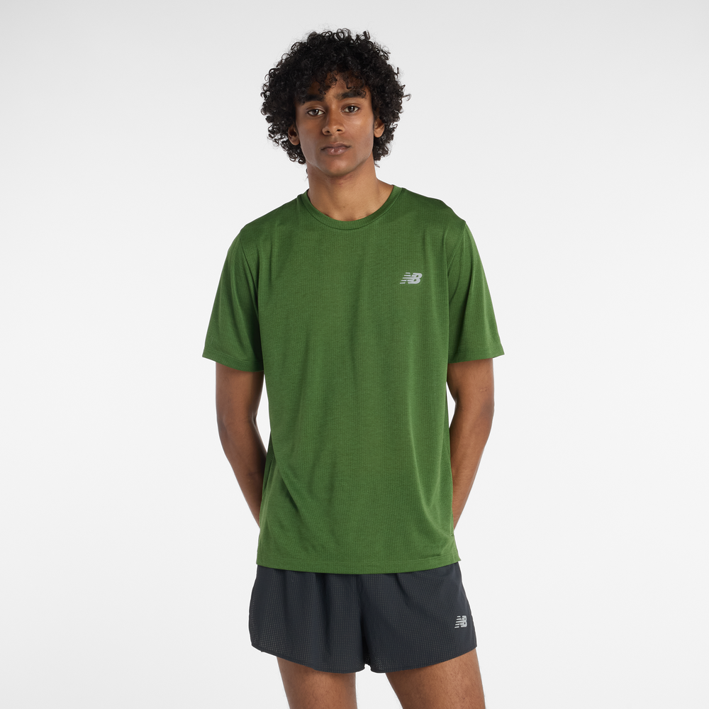 Koszulka męska New Balance MT41253DAA – zielona