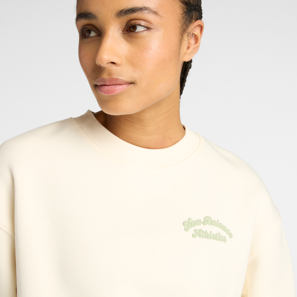 Bluza damska New Balance WT53516PEF – beżowa