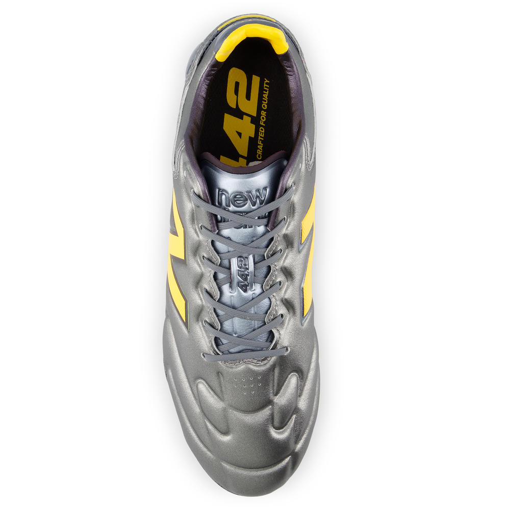 Korki męskie New Balance 442 ELITE FG V3 U41F1O6 – srebrne