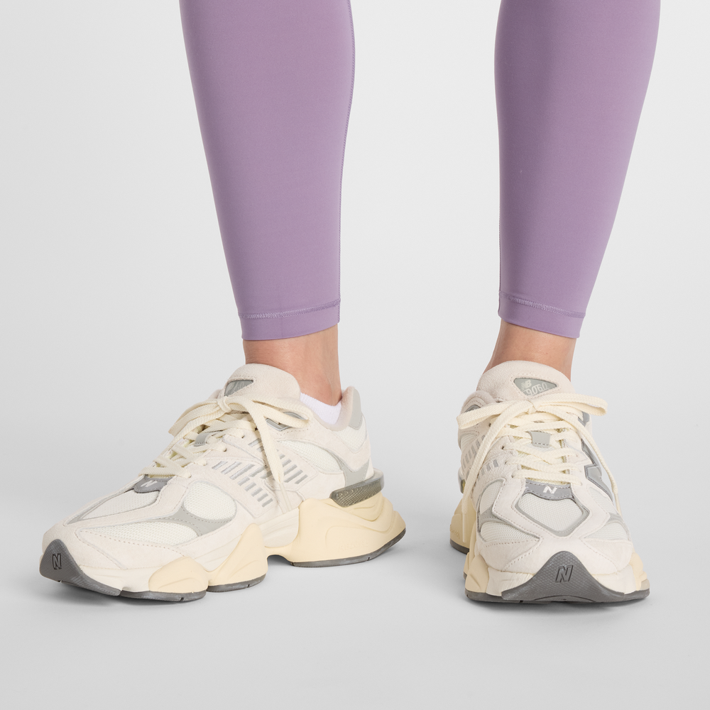 Legginsy damskie do treningu New Balance AC WB6160E1AA5 – fioletowe