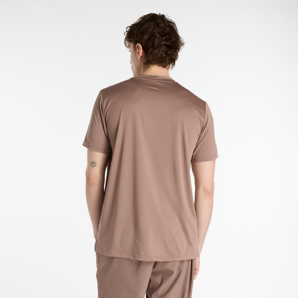 Koszulka męska New Balance MT41222EAS – brązowa
