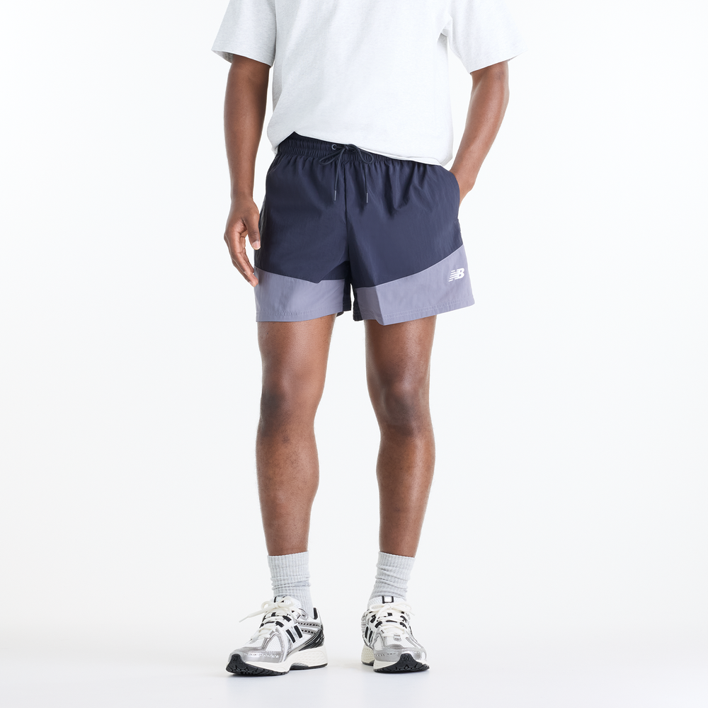 Spodenki męskie New Balance MB6176MRAA9 – fioletowe