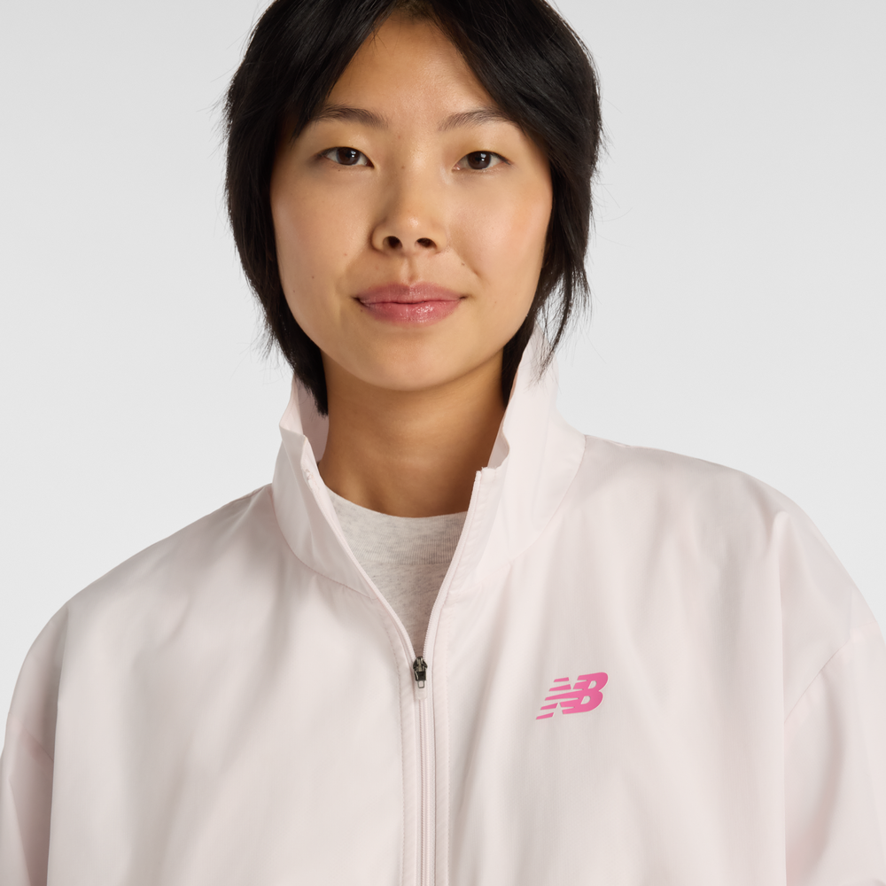 Kurtka damska New Balance WJ61J16CAAA – różowa